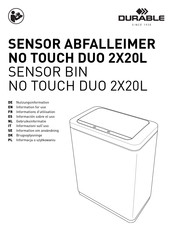 DURABLE NO TOUCH DUO 2X20L Information For Use