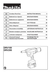 Makita DRV150Z Instruction Manual