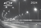 Chevrolet Silverado 3500 HD 2024 Operating And Safety Manual