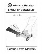 Black & Decker 5740 Owner's Manual