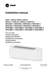 Trane Technologies WFS-IRA 1 Installation Manual