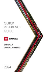 Toyota COROLLA HYBRID 2024 Quick Reference Manual