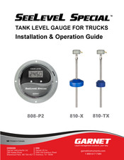 Garnet Seelevel Special 808P2 Installation & Operation Manual