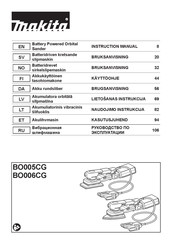 Makita BO006CG Instruction Manual