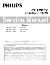 Philips 65PFL6601/F7 A Service Manual