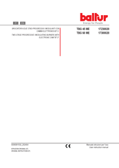 baltur 17300020 User Instruction Manual