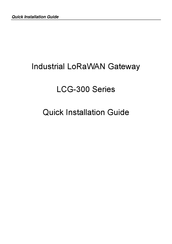 Planet LCG-300 Series Quick Installation Manual