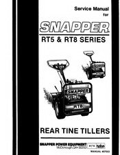 Snapper RT8 Series Service Manual