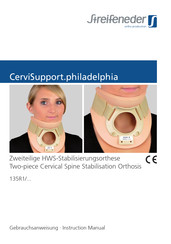 Streifeneder ortho.production CerviSupport.philadelphia 135R1/13S Instruction Manual