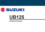 Suzuki UB125 2022 Owner's Manual