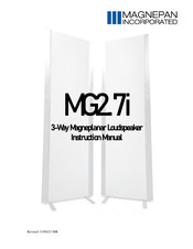 Magnepan Magneplanar MG2.7i Instruction Manual