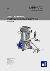 Lissmac VACUUM-WET 100 USA Operating Manual