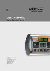 Lissmac spectrum B Operating Manual