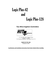Hit Products Logic Plus-128 Specification & Installation Instructions