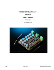 IAN CANADA Dual Mono II ES9038Q2M User Manual
