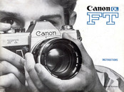 Canon FT Instructions Manual