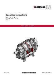 Vogelsang R116 Operating Instructions Manual