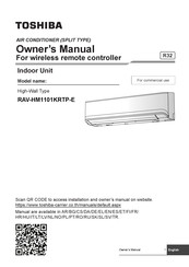 Toshiba RAV-HM1101KRTP-E Owner's Manual