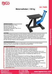 BGS technic 74403 Instruction Manual