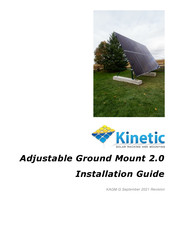kinetic Adjustable Ground Mount 2.0 Installation Manual