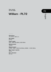 Lelit William - PL72 User Manual