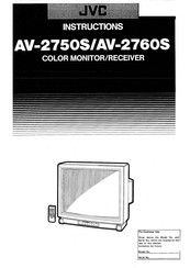 JVC AV-2760S Instructions Manual