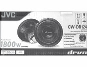 JVC CW-DR124 Quick Start Manual