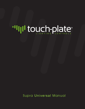Touch-plate Supra Universal Manual