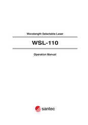 Santec WSL-110 Operation Manual