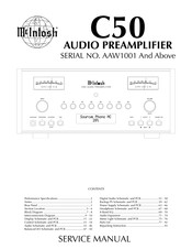 McIntosh C50 Service Manual