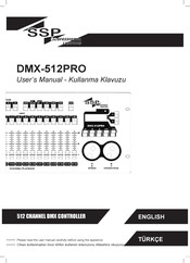 SSP DMX-512PRO User Manual