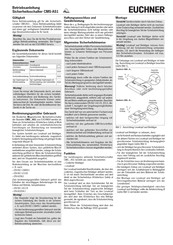 EUCHNER CMS-R-BZB-01P-AS1 Operating Instructions Manual