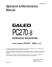 Komatsu PC270-8 Operation & Maintenance Manual