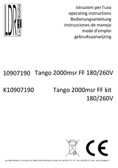 LDR Canto 2000msr FF Operating Instructions Manual