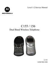 Motorola C156 Service Manual