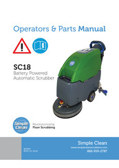 Simple Clean SC18 Operator's & Parts Manual