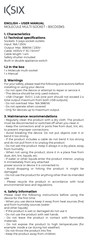 KSIX BXCD03KS User Manual