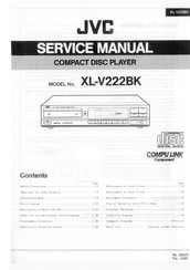 JVC XL-V222BK Service Manual