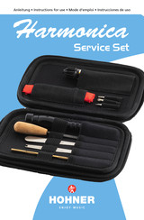 Hohner Harmonica Service Set Instructions For Use Manual