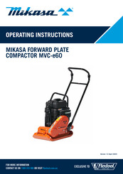 Mikasa MVC-e60 Operating Instructions Manual