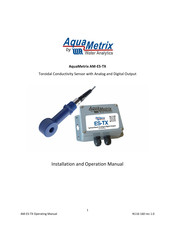 Water Analytics AM-ES-TX Manual