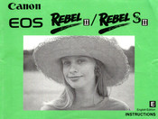 Canon EOS REBEL II Instructions Manual