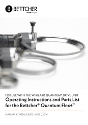 Fortifi BETTCHER Quantum Flex+ X750+ Operating Instructions And Parts List Manual