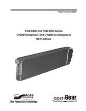 Ross openGear FCM-6800 Series User Manual
