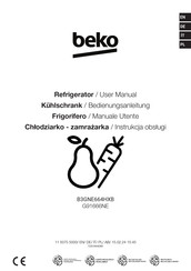 Beko B3GNE664HXB User Manual