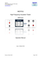 MEDTEQ HFIT 8.0 Manual