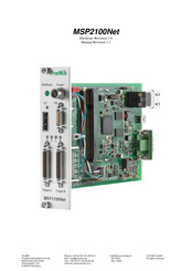 ProMik MSP2100Net User Manual