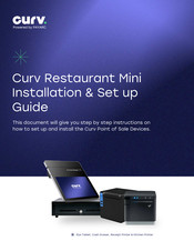 PAYARC curv Restaurant Mini Installation & Setup Manual
