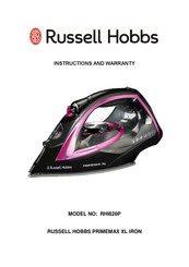 Russell Hobbs PRIMEMAX XL RHI826P Instructions And Warranty