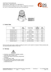 E2S GNExB2X10DC024-T Instruction Manual